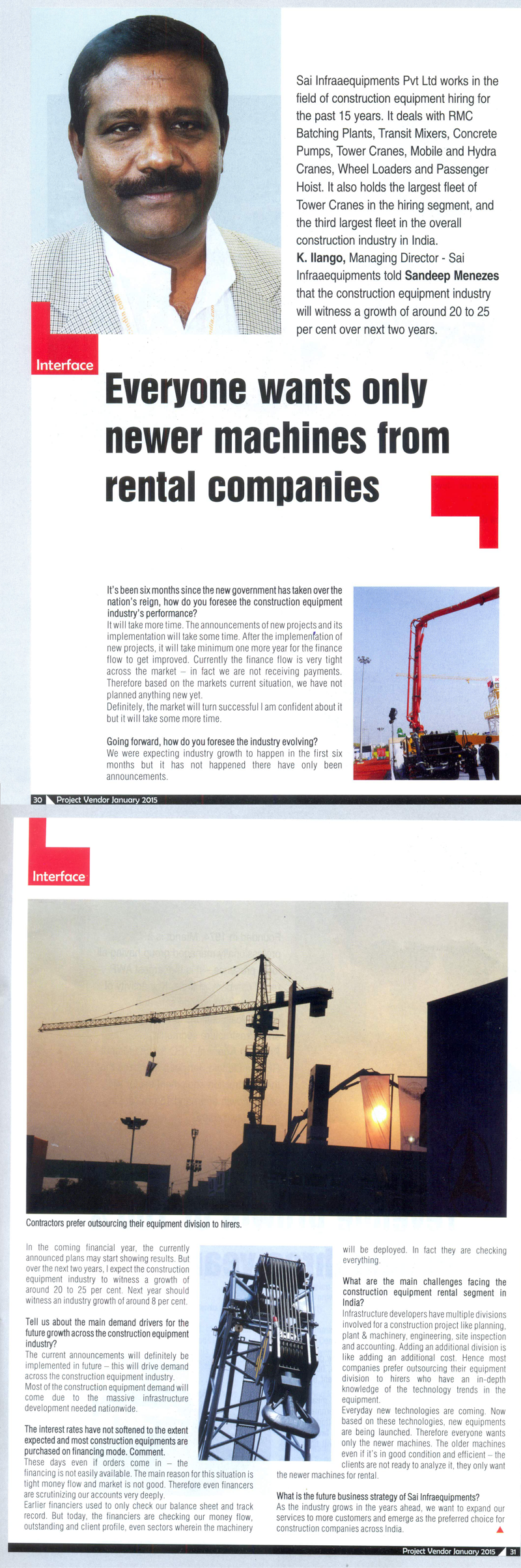  Project Vendor Reading