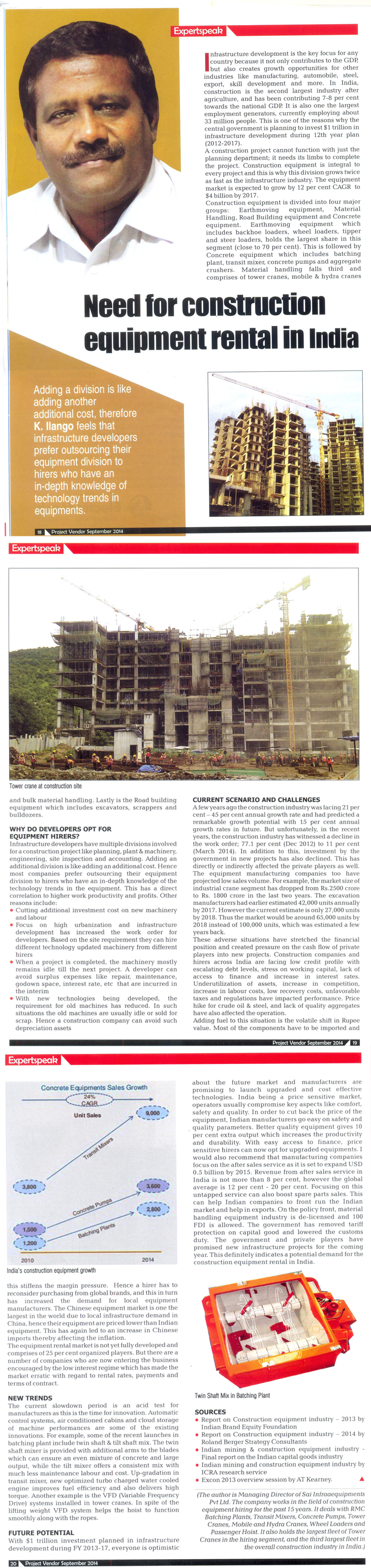  Project Vendor Reading